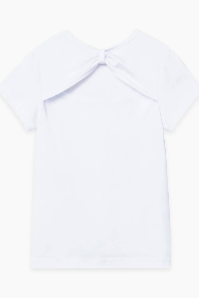 Летняя белая майка из хлопка для девочки Bell Bimbo 210201 белый - фото 3