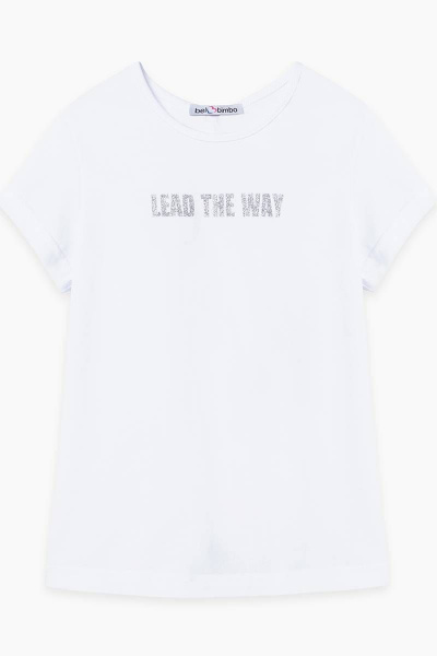 Летняя белая майка из хлопка для девочки Bell Bimbo 210201 белый - фото 1