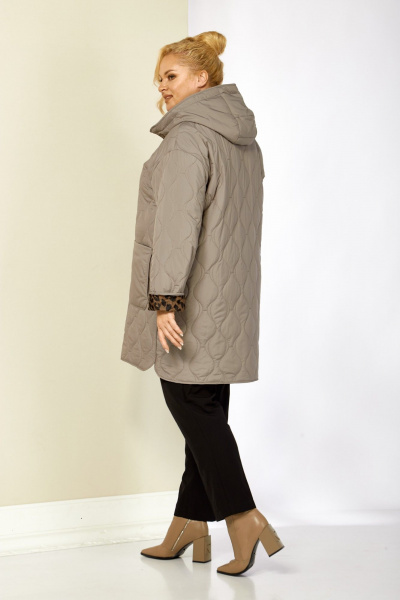 Куртка Shetti 2197 бежево-серый - фото 9