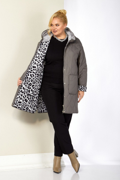 Куртка Shetti 2197 светлый_графит - фото 6