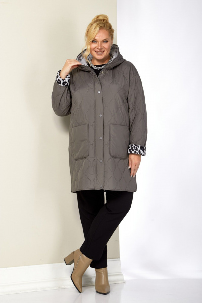 Куртка Shetti 2197 светлый_графит - фото 5
