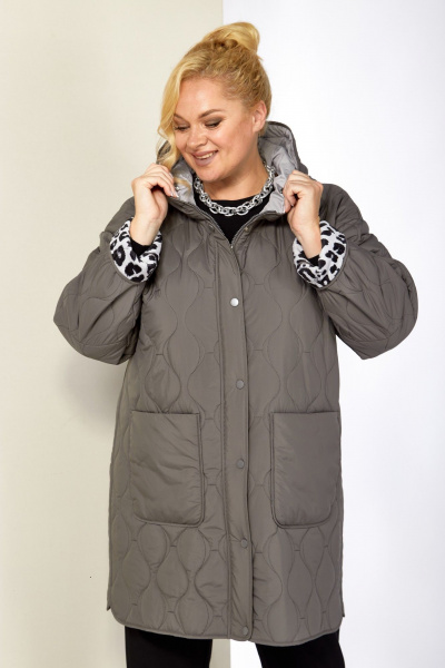 Куртка Shetti 2197 светлый_графит - фото 4