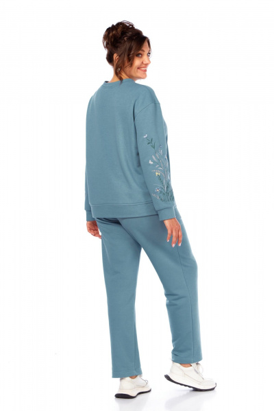 Брюки, джемпер БагираАнТа 1052 холодный_голубой - фото 9