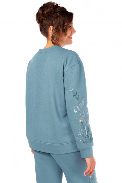 Брюки, джемпер БагираАнТа 1052 холодный_голубой - фото 8