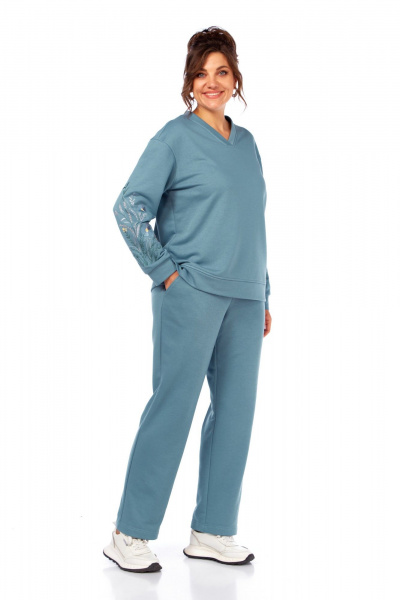 Брюки, джемпер БагираАнТа 1052 холодный_голубой - фото 5