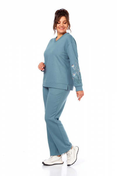 Брюки, джемпер БагираАнТа 1052 холодный_голубой - фото 3