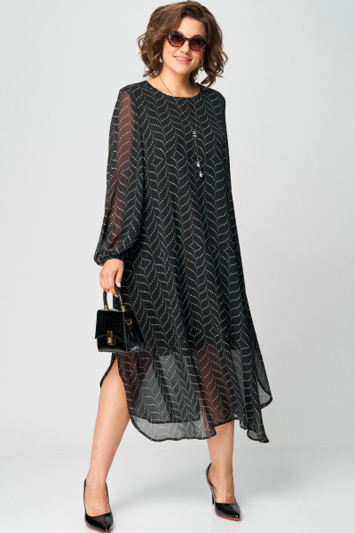 Платье EVA GRANT 7281 абстракция - фото 2