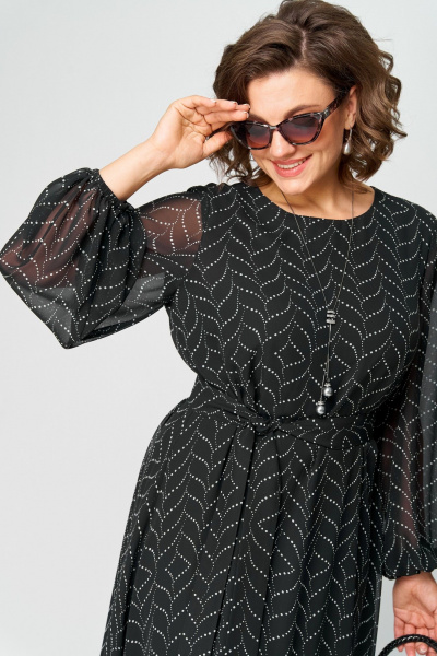 Платье EVA GRANT 7281 абстракция - фото 7