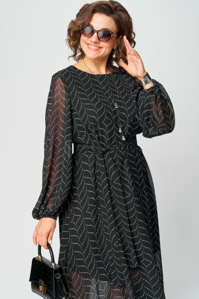 Платье EVA GRANT 7281 абстракция - фото 6