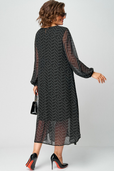 Платье EVA GRANT 7281 абстракция - фото 8