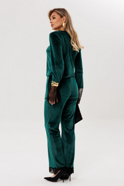 Брюки, джемпер Anelli 1703 изумрудный_шик - фото 3