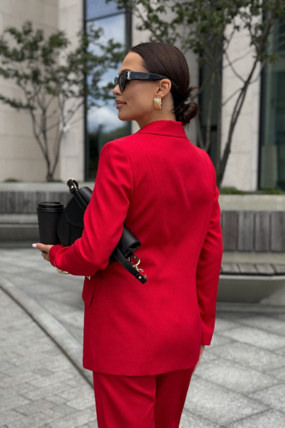 Брюки, жакет, жилет Dilana VIP 2120 красный - фото 13
