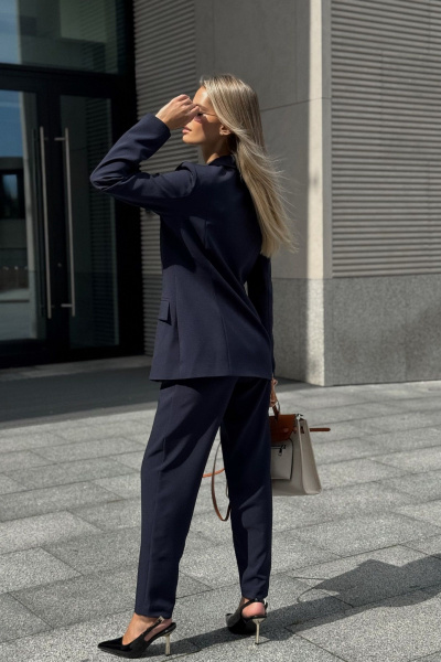 Брюки, жакет, жилет Dilana VIP 2120 синий - фото 12