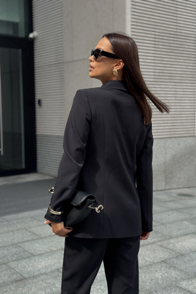 Брюки, жакет, жилет Dilana VIP 2120 черный - фото 11