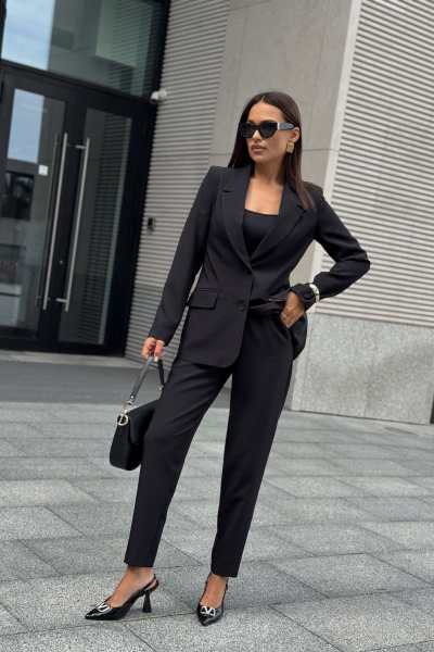 Брюки, жакет, жилет Dilana VIP 2120 черный - фото 7