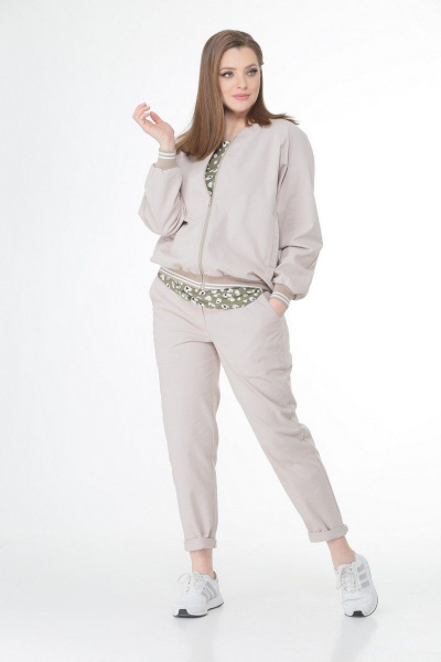 Блуза, брюки, бомбер T&N 7017 - фото 1