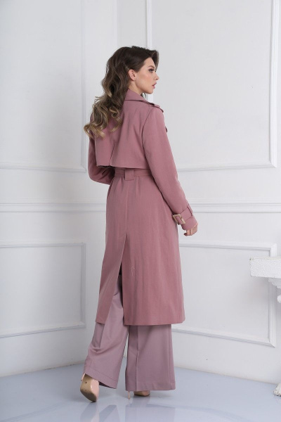 Плащ SandyNa 13926 сирень - фото 5