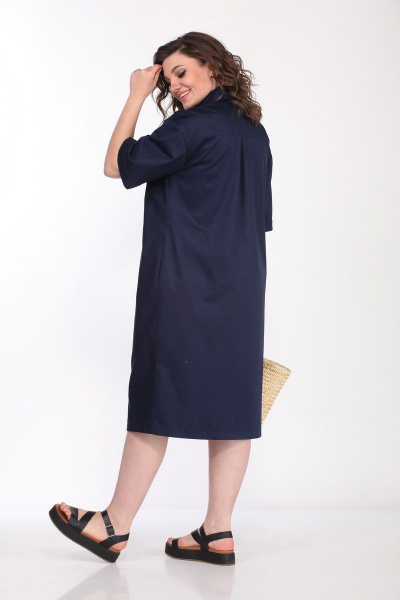 Платье ELLETTO old 1836 синий - фото 4