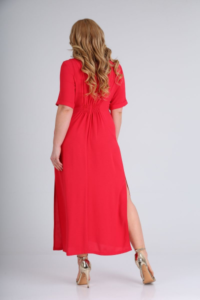 Платье Диомант 1657 красный - фото 3