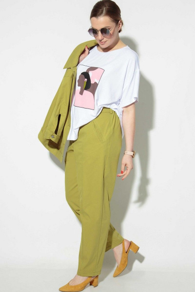 Брюки SOVA 11102 олива - фото 2
