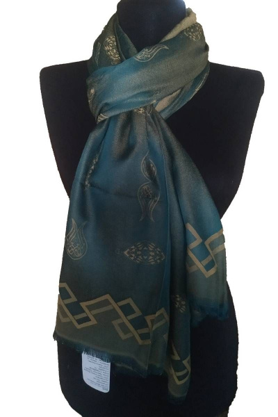 шарф-жаккард 70х185 см из текстиля для ежедневного стиля TrendCorner 6-5-7-22 1707 - фото 1