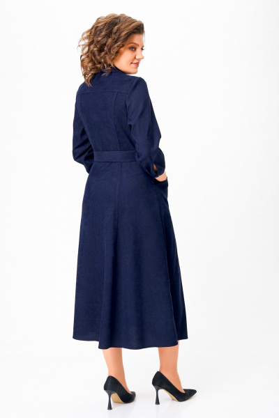 Платье Swallow 828 темно-синий - фото 8