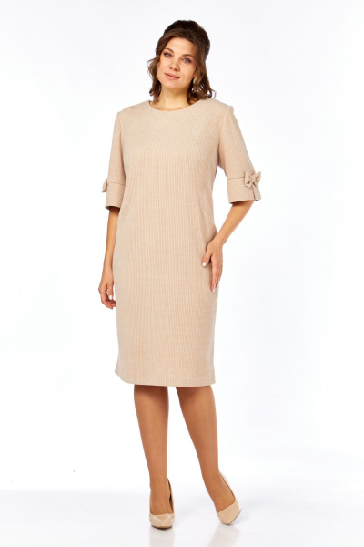 Платье Элль-стиль 2406 бежевый - фото 10