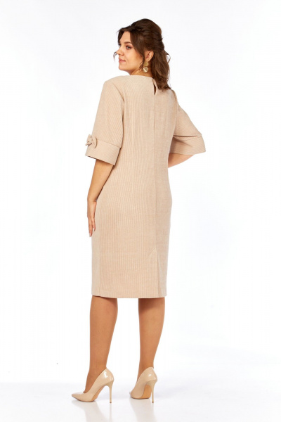 Платье Элль-стиль 2406 бежевый - фото 9