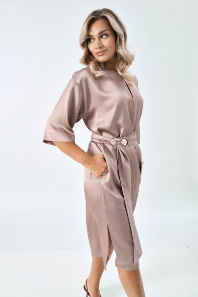 Платье Verita 2392 розовый - фото 7