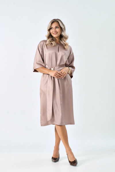 Платье Verita 2392 розовый - фото 2