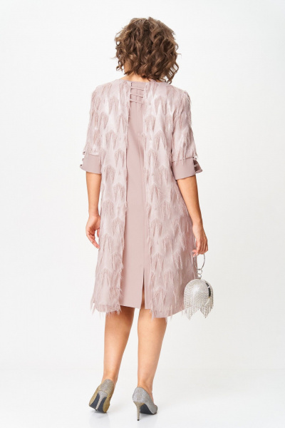 Платье Michel chic 2187 пудра - фото 5