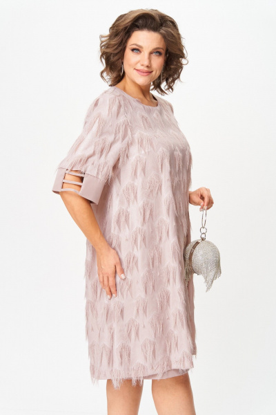 Платье Michel chic 2187 пудра - фото 3