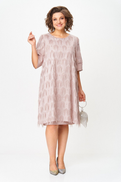 Платье Michel chic 2187 пудра - фото 1