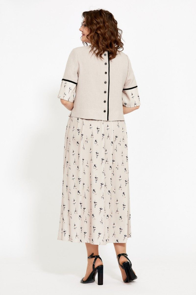 Блуза, юбка Mubliz 546 бежевый - фото 2