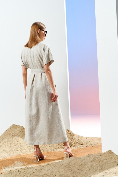 Платье Prestige 3890 серый - фото 2