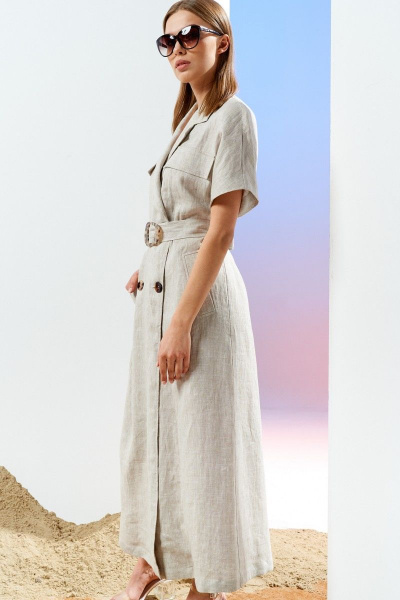 Платье Prestige 3890 серый - фото 1