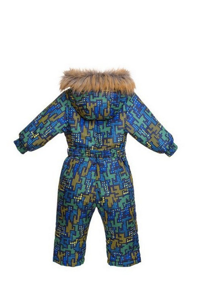 Зимний комбинезон на утеплителе Shelter Optimum с меховой отделкой Bell Bimbo 183167 набивка/желтый - фото 2