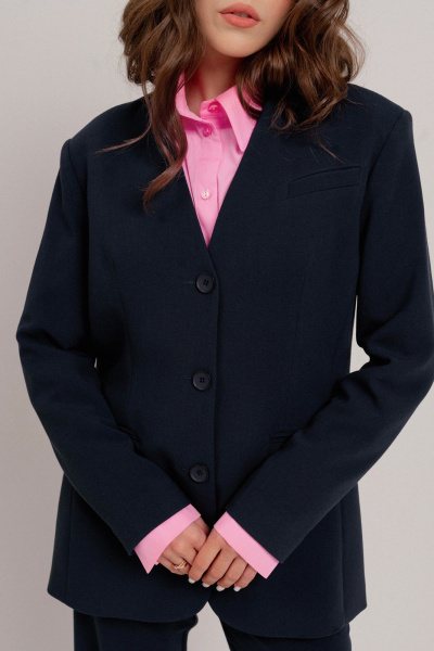 Жакет JRSy 2612 синий - фото 3