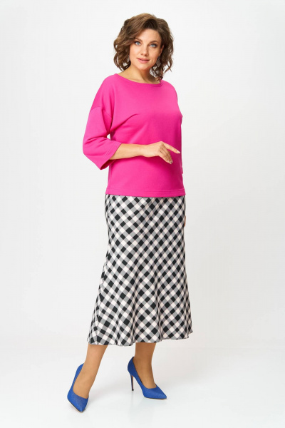 Юбка Anastasia 1279 черно-белый - фото 6