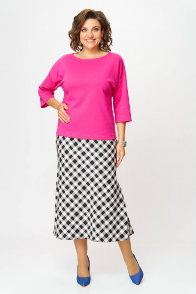 Юбка Anastasia 1279 черно-белый - фото 5