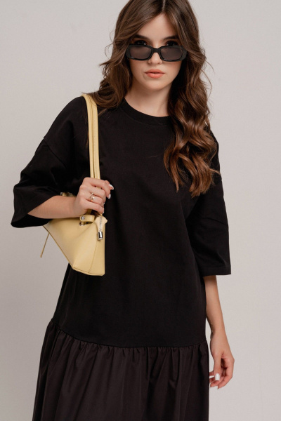 Платье JRSy 2614 черный - фото 3