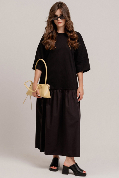 Платье JRSy 2614 черный - фото 1