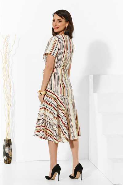 Платье Lissana 4293 желтый - фото 4