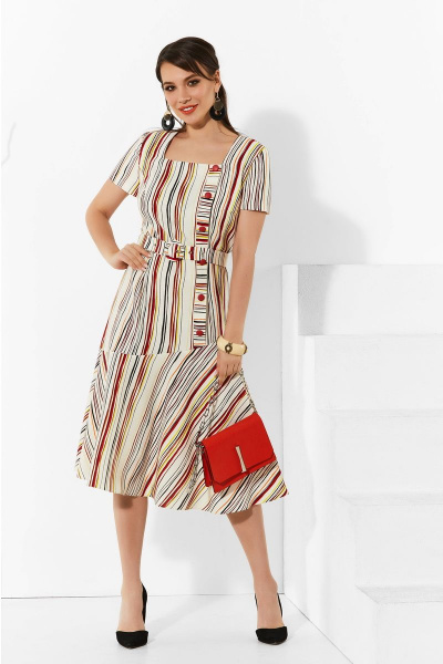 Платье Lissana 4293 желтый - фото 2