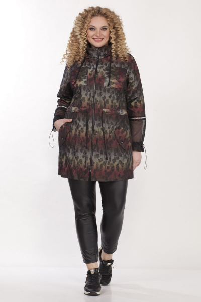 Демисезонный куртка с капюшоном и комбинированным рукавом Matini 2.1650 - фото 3