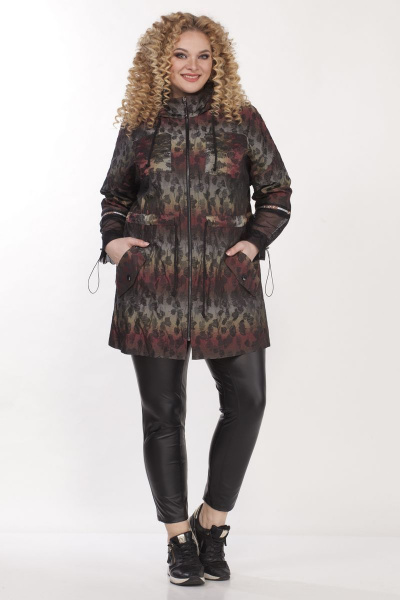 Демисезонный куртка с капюшоном и комбинированным рукавом Matini 2.1650 - фото 4