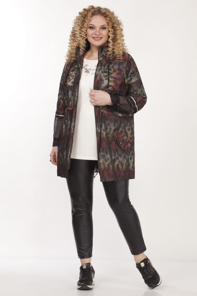 Демисезонный куртка с капюшоном и комбинированным рукавом Matini 2.1650 - фото 6