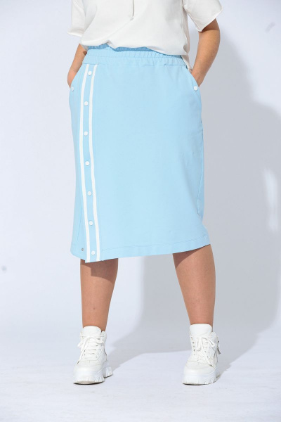 Юбка BegiModa 5001 голубой - фото 3