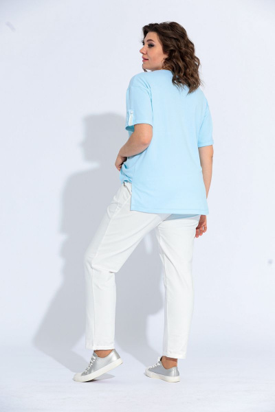 Брюки BegiModa 6001 молочный - фото 8