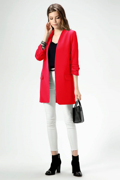 Жакет Панда 453530 красный - фото 1
